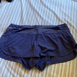 Dark purple Lululemon shorts